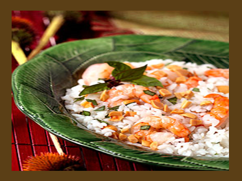 Coconut Rice Shrimp Salad