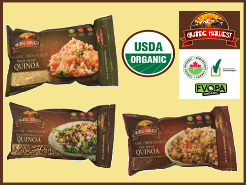 Western Rice Mills Receives Organic Certification for Quinoa Products