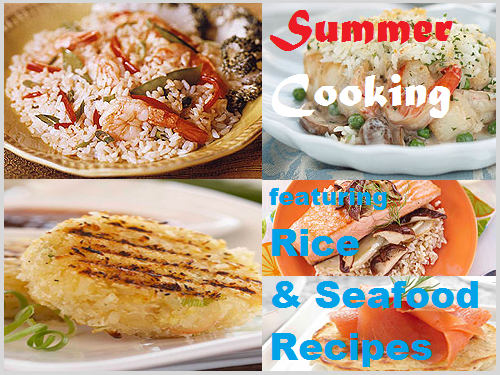 Summer Cooking Featuring Rice and Seafood Recipes