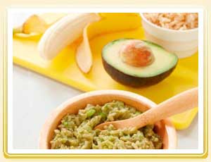 Rice Recipe: Avocado Banana Rice Mash