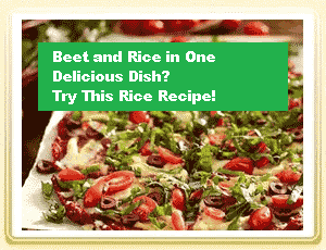 Beet and Rice in One Delicious Dish? Try This Rice Recipe!