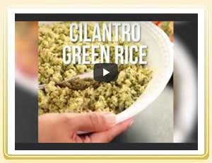 Rice Cooking Tips: How to Cook Cilantro Green Rice 