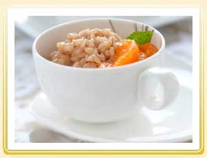 Rice Recipe: Clementine and Tea Scented Rice Pudding