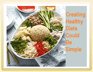 Creating Healthful Diets Could Be Simple