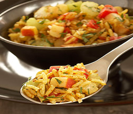 Indian-inspired Apple Pilau Dish
