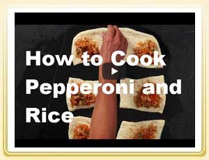 How to Cook Pepperoni and Rice