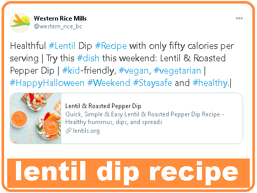 Lentil Dip Recipe