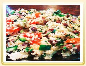 Mexican Brown Rice - Quinoa Salad