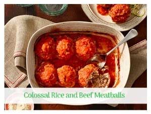 Rice and Beef Meatballs