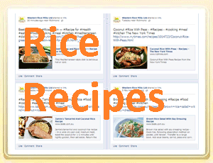 Rice Recipe Collection Now on Facebook