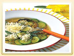 Rice Recipe Feature (Spring) Zucchini and Rice Soup