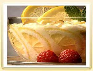 Summer Dessert Recipe > Lemon and Rice Mousse