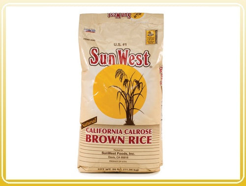 SUNWEST California ​Medium Grain Brown Calrose Rice