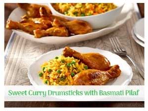 Sweet Curry Drumsticks